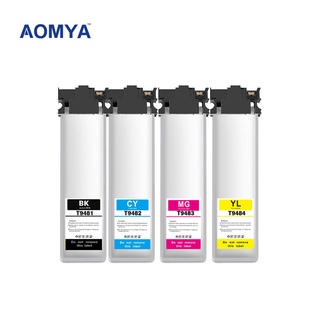 ✙✔☃Aomya T9481 T9482 T9483 T9484 Ink Cartridge With Pigment Ink For Epson WorkForce Pro WF-C5790 WF-