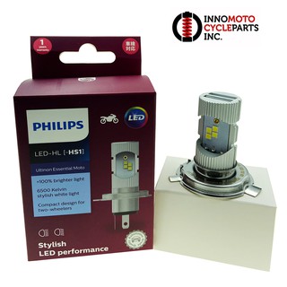 Philips LED - Headlight Bulb 12V 6W (H4/HS1) - Ultinon Essential Moto