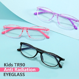 TR90 Kids radiation-Proof glasses Replaceable lens Anti-blue optical glasses Suitable for 4 ~ 13 yrs