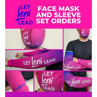 Let Leni Lead Face Mask & Arm Sleeves Set