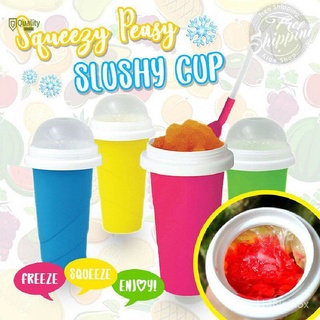 〈NEWEST〉SG❤ Slushy Ice Cream Maker Squeeze Peasy Slush Quick Cooling Cup Milkshake Bottles AiPZ