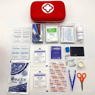 Emergency Kit First Aid Supplies Kit 44Pcs Set Medical Supplies Personal Care Kit for Family Outdoor