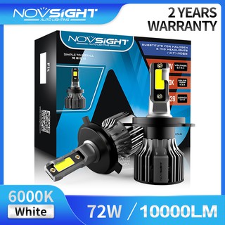 NOVSIGHT Mini H4 LED headlight H7 LED H11 H8 HB4 HB3 9005 9006 Car lamps H1 H3 led Bulb 12V Headlamp Ready Stock