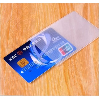 Clear 9.3x6cm Plastic Card Sleeve