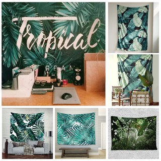[Ready Stock] Multifuctional Plant Tapestry For Wall Decorating/Tablecloth/Beach Towel (2)