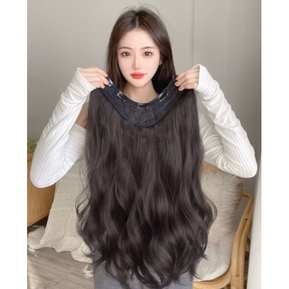 Wig Big Wave Hair Extension Piece Simulation Hair Piece Invisible Seamless U-shaped Natural Hair Extension Wig Piece (2)