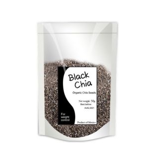 organic chia seeds black chia product of mexico