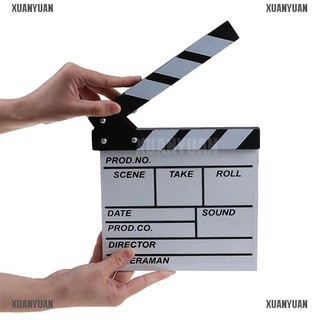 【XUANYUAN】Director video acrylic clapboard dry erase tv film movie clapper bo (8)