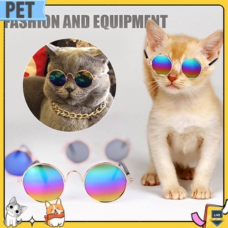 Pet Cats Dog Glasses Sunglasses Eyewear Protection Photos Props Accessories