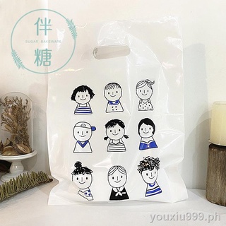 Cartoon children s birthday gift bags Korean children s decorations clothing packaging bags portable shopping gift bags plastic bags