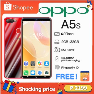 Smartphone OPPO A5S Android 10.0 system 6.0 inch full screen phone 2GB RAM+32GB ROM gaming phone
