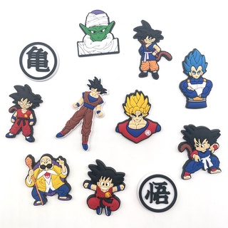 Dragon Ball Goku Series Shoes Decoration Crocs Jibbitz Slipper Accessories Charms for Teens Kids Shoes Accessory