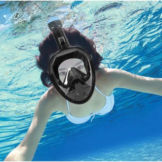 KM✔ Full Face Snorkeling Mask For GoPro & Action Cameras L/XL With Free Waterpoof Ipod Pouch (COD) (4)