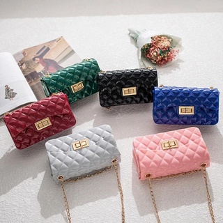 ❈◇✷Fashion Women Fresh Jelly Sweet Color Sling Bag Shoulder Bag Handbag (1)