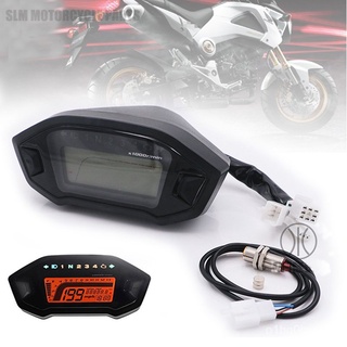 Motorcycle *Motorcycle LCD Speedometer Motorcycle Digital Odometer Speedometer Tachometer Fit for 2&