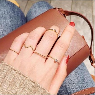 rhinestone Knuckle Midi Rings Jewelry Finger Rings