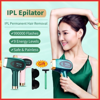 Ubeaty 990000 Flashes IPL Laser Hair Removal 9 Levels Permanent Painless IPL Epilator Hair Removal