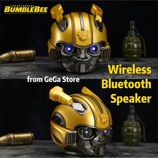 Bumblebee Player Transformers Bluetooth Speaker with LED Light Wireless Speaker Subwoofer Cartoon Audio Boy Gift Speaker