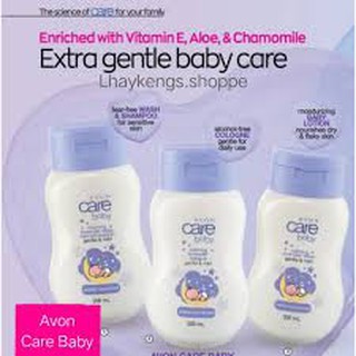 Avon Baby Care Wash/Shampoo, Lotion, Cologne Gentle and Calming Lavender