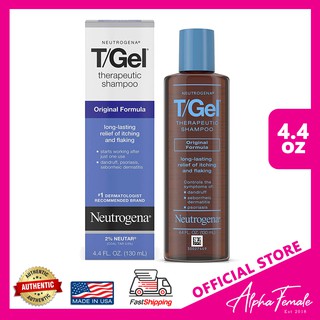 Neutrogena T/Gel Therapeutic Shampoo Original Formula, 2% Neutar Anti-Dandruff & Itch Relief, 4.4oz