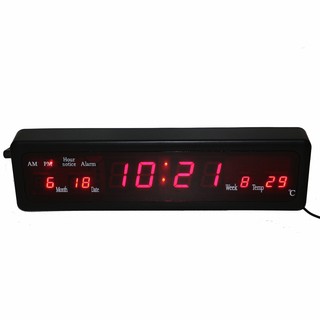 11.5 LED Display Digital Wall Clock/Desk Clock with Temperature and Date Display