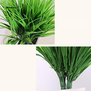 COD Artificial Fake Plastic Grass Plant Flowers Office Home Garden Decor (6)