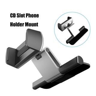 Aluminum Car CD Slot Mount Cradle Holder Universal Mobile Phone Stand Holder Bracket for iPhone X