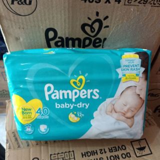 Pampers Baby Dry Newborn 40pcs Tape Diapers