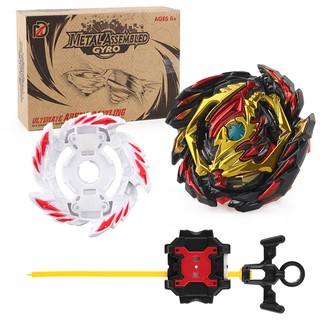 Battle Burst Beyblade Toys Metal Fusion B-145 with Two Way Ruler Stadium Launcher Battling Top
