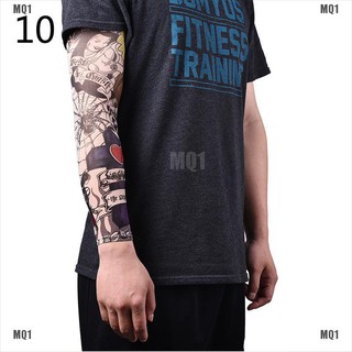 {miqin1}1/2 PCS Nylon Fake Temporary Tattoo Sleeve Arm Stockings Tatoo For Men Women