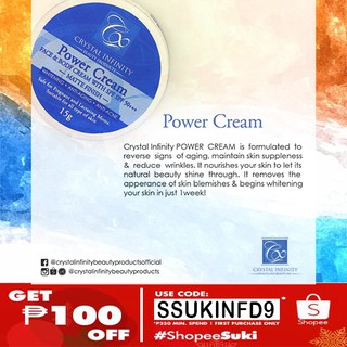 Crystal Infinity Power Cream 15g with SPF50