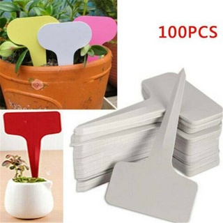 100PCS Garden Labels Plant Tags T-type Garden Nursery Label Waterproof Gardening Plant Name Sign For Outdoor home Yard