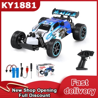 Remote Control Car - High Speed RC Racing Car with 2 Rechargeable Batteries 1/20 2WD All Terrain
