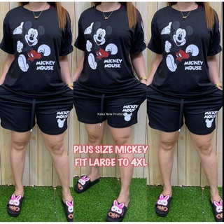 2021 newPLUS SIZE SHORTS MICKEY MOUSE TERNO (7)