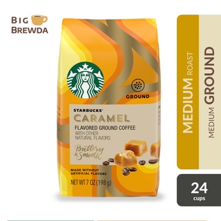 Starbucks Caramel Flavored Ground Coffee 7oz / 198g