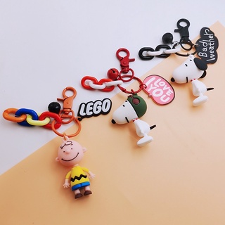 Cute Cartoon Snoopy Doll Keychain Keychain Keychain Bag Pendant