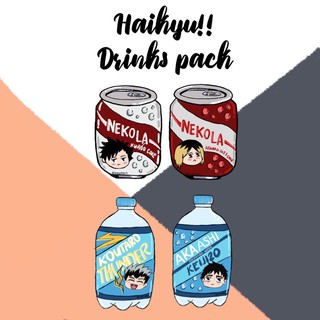haikyu!! haikyuu fanart drinks (nekoma & fukurodani)