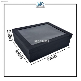 Preferred✇12x10x3.5 inches Rectangular Hard Box/Gift Box with Acetate