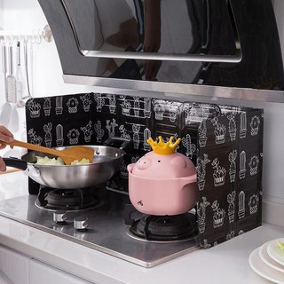 1Pcs Kitchen Grease Aluminum Foil Insulation Block Oil Splash Board Cooking Hot Baffle Tin Foil