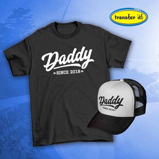 Transfer It Dad's Shirt W/ Net Cap "Super Dad" Editable Year Cool Printed Designs Father's Day Gift