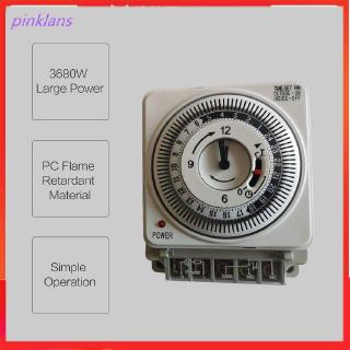 pinklans Mechanical Timer Time Switch Counter Reminder 15min-24h Kitchen Countdown