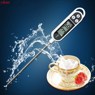Digital Food Thermometer Kitchen Oven BBQ Cooking Meat Milk Water Measure Probe