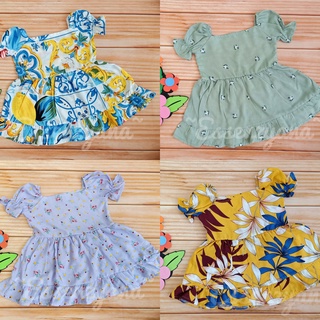 Baby Girl Puff Sleeves Dress for 3 months-3yrs old