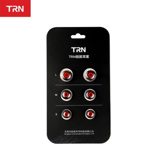 TRN 3 Pairs(6pcs) In Ear Tips Earbuds Earphone Red Eartips/Ear Sleeve/Ear Tip/Earbud For KZ Earphone For CCA Earphone