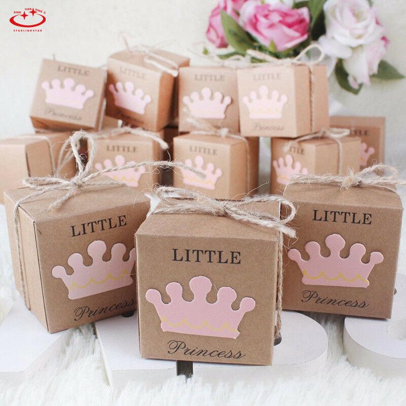 10pcs Kraft Paper Chocolate Candy Gift Boxes Wedding Party