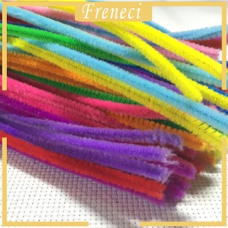 [FRENECI] 100pcs Shilly-stick Chenille Stems Pipe Cleaners Kids Baby DIY Toys Pink