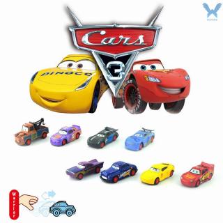 Disney Pixar Cars 1/55 Diecast Vehicle Metal Alloy Pull Back Car Lightning McQueen Cruz Mater Jackso