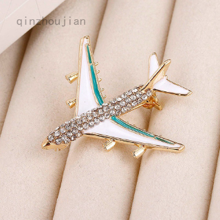 qinzhoujian Gifts Plane Exquisite Airplane Aircraft Jewelry Pins Brooch Badge