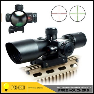 2.5-10x40 Red Dot Scope Optical Red Green dot