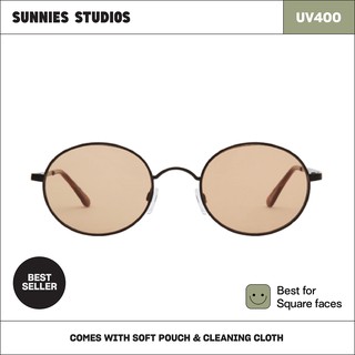 Sunnies Studios Rupert (Espresso) [Round Fashion Sunglasses for Men and Women]